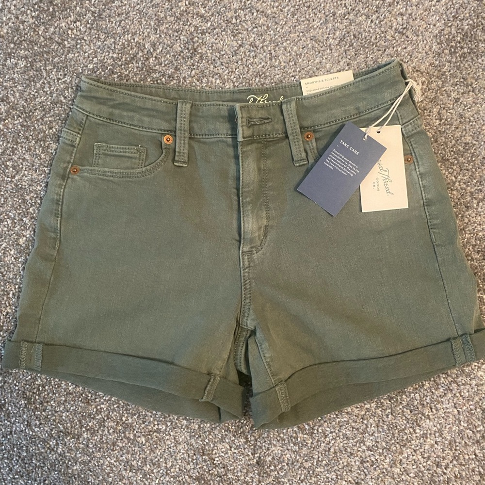 High Rise shorts. Size 2 NWT